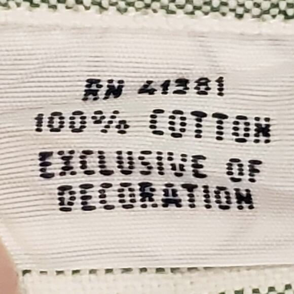 Polo Ralph Lauren Shirt Mens Size Medium Green Stripe Button Down Oxford LS - Picture 5 of 9